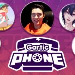 【Gartic　Phone】お絵かき伝言ゲーム。仏、れんぴき、ゆりな、JUMP、あつやん、らり、おもらし　くままむ